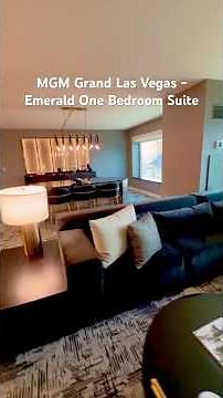Here is a look at the newly renovated Emerald One Bedroom Suite at MGM Grand Las Vegas