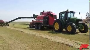 1M views · 2.5K reactions | A Texas farmer has found a new way to use the Staheli West DewPoint Simulator: He built a double hitch that lets him pull 2 small square balers behind the DewPoint machine at the same time. Click here for a complimentary issue: FARM SHOW Magazine | FARM SHOW Magazine | Facebook