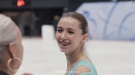 1TV发布了卡米拉·瓦利耶娃【K宝】在跳跃大赛的OP｜4Teu3S又来了