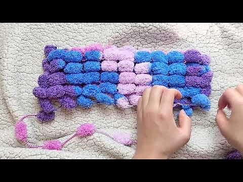 Knitting Pompom Yarn: Learn to Knit a Blanket and Mat (Plus More!) with One Versatile Technique!