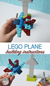 Lego plane building instructions plus Lego CN Tower - Craftionary