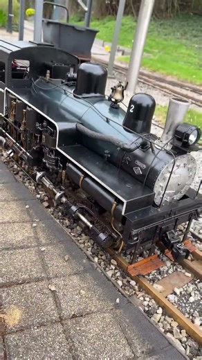 Stream Model engine Start #rc #railway #RCRailway #locomotive #streamer #steamlocomotive #railsim