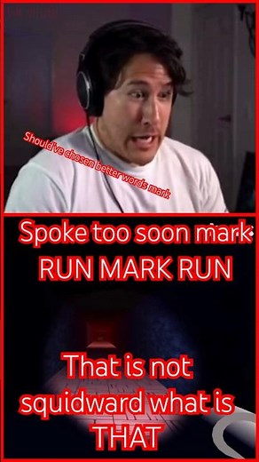 Mark spoke too soon about SQUIDWARD | markiplier 3 scary games [live] clip |