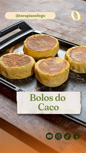 Como Fazer Bolo do Caco em Casa!