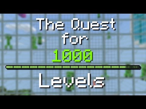 The Quest for 1000 XP Levels! Cubecraft Skyblock Ep. 65