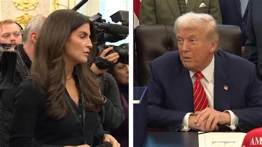President Trump faces off with CNN Anchor Kaitlan Collins over questions about Jeffrey Epstein survivors. | Brian Allen KSFY