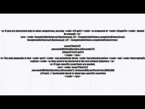 Idiomatic way of comparing results of two completableFutures with assertj