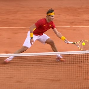1.2M views · 73K reactions | Insane Rafa Nadal court coverage against Juan Monaco!  Felicidades Rafa! We hope you are enjoying some wholesome familia time  #DavisCup | Tenis España | Davis Cup | Facebook