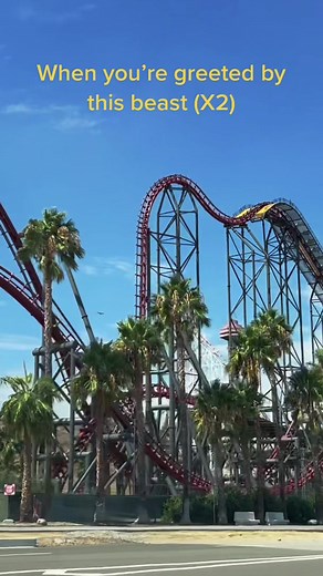 Six Flags Magic Mountain X2 Roller Coaster Experience