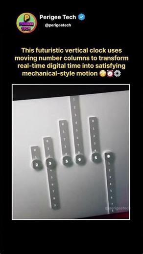 This Clock Displays Time Like Never Before 😳⏰#shorts #design #clock #engineering #innovation
