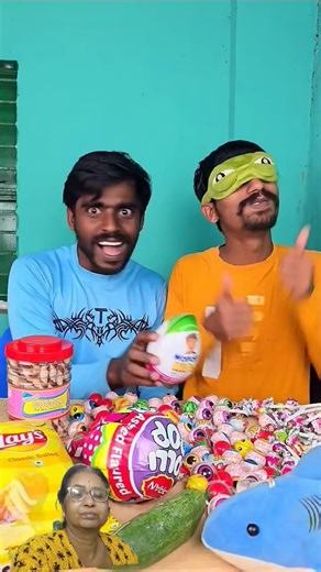 Little Brother’s Savage Food Review Be Like 😆🥒🍬🐬😂