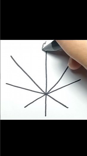 How to draw Weed Leaf