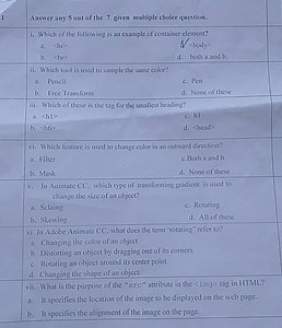 What is the purpose of the "src" attribute in the  tag in HTML?... | Filo