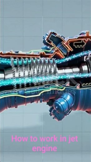 how to working jet engine