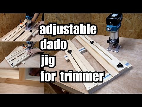 The Ultimate Adjustable Dado Jig for Trim Routers (Perfect Fit Every Time)