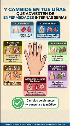 UÑAS RARAS: 7 Cambios que Avisan ENFERMEDADES SERIAS, Revísalas HOY #Unas #Salud #saludsenior