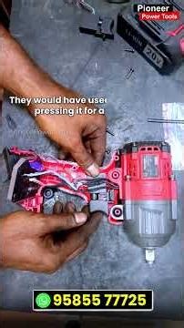Verx Cordless Impact Wrench Service: Fixing Intermittent Power Issues #ImpactWrench #9585577725