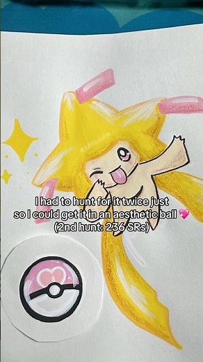 Jirachi was the first mythical Pokémon I shiny hunted for in Emerald Seaglass 💖 #pokemon