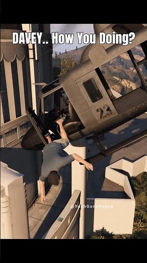 GTA V Just Got CRAZY with These Insane DAVEY MOMENTS | Michael: Davey How you doing 🤣 #shorts #gta
