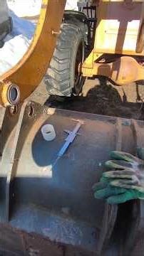 Bucket bushing replacement on a ZL20 front loader!