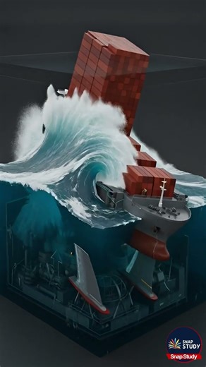 Ship Stabilizers –🌊🚢 Giant Ocean Waves Me Ship Kaise Stable Rehta Hai?