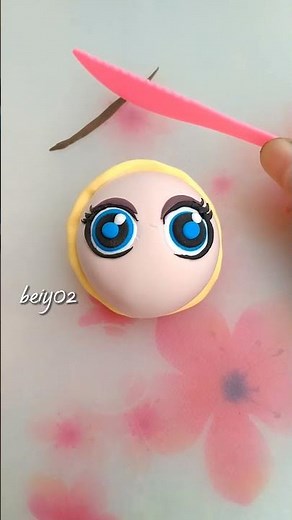 Frozen Elsa Air-dry Clay Slime tutorial #airdryclay_beiy02