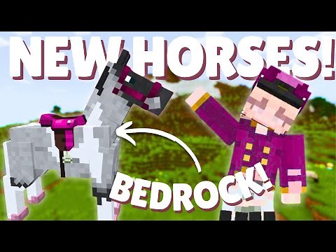 The BEST Horse Addon For Minecraft Bedrock!