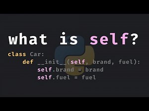 What exactly is 'self' in Python? [Easy explanation]