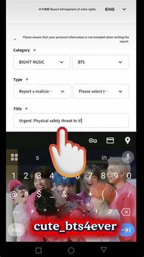 armys Please report # report tutorial #v acid attack roumer #kim tae hyung #thv #faiza world 7.0📌‼️💜