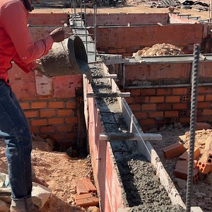 How To Make Roof Beam With Traditional Timber Formwork | DIY crafts PR