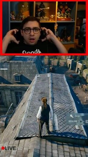 Alanzoka scares you playing the Assassin's Creed Unity tutorial.