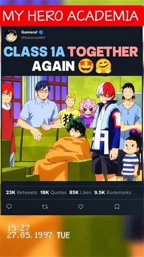 CLASS 1A TOGETHER Again 🤩🤗 | #myheroacademia #edit #mha #amv #anime