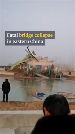 A sudden and catastrophic collapse at a major bridge construction site in China’s eastern Jiangsu province killed at least five workers on February 2, 2026. #bridge #collapse #construction #jiangsu #china #asia #scmp #scmpnews | South China Morning Post