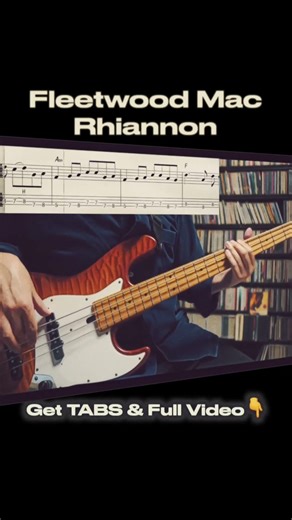 Fleetwood Mac - Rhiannon (Bass Cover with TABS)