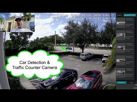 Network IP Camera Setup As Traffic Counting Camera