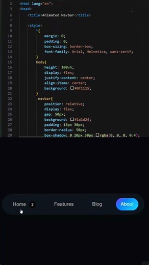 🚀 STOP scrolling! This Navbar is insane 😎 || Made with pure HTML, CSS & JS 🎨