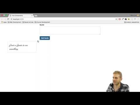 10 Second Course Project - Wonderful Quotes - 137 Adding Quotes with Custom Events