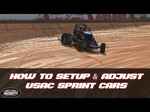 How To Setup & Adjust The USAC Sprint Cars In iRacing