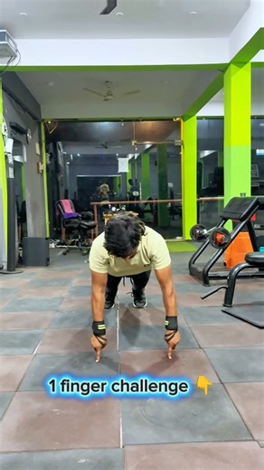 1 finger challenge accepted 💪🔥