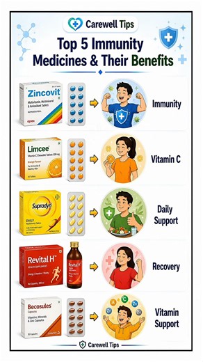 Top 5 Immunity Medicine & Their Uses | Health Tips #Shorts #Viral