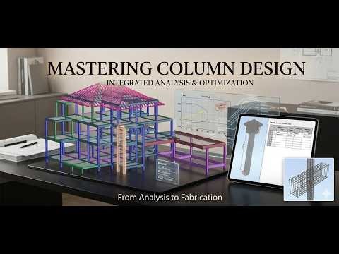 How to Design Column in Robot Structural Analysis for Villa Project Part 13.