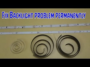 Led tv backlight burn after fix problems solving tips
