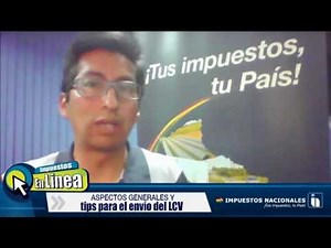 Programa 14 - Tips para el envío del LCV