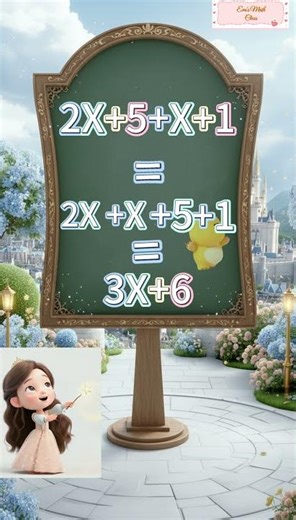 Princess Eva’s Equation Series — EP.4— How to solve 2X+5+X+1=9