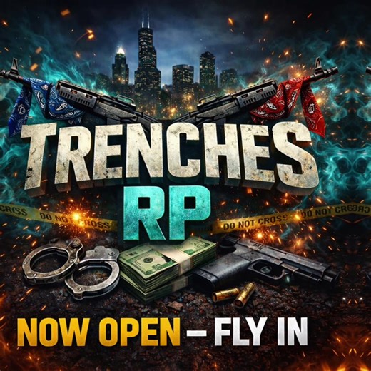 THE TRENCHES ARE LIVE HIRING PD/ EMS JOIN DISCORD FOR ALL INFORMATION. GOT 2 FREE #gang packs left tap in before they are gone!!! JOIN THE DISCORD https://discord.gg/AmG5ejhQbF #FiveM #ChicagoRP #RoleplayServer #fyp
