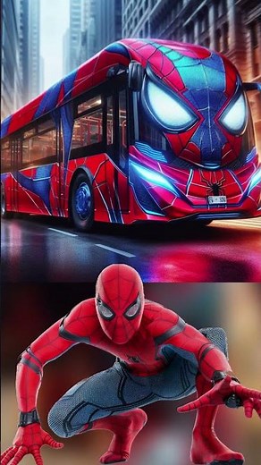 AVENGERS & DC Heroes as Super Bus Transformations 🚌Avengers But Super Bus