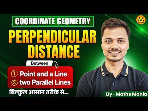 Perpendicular Distance One Shot ⚡| Point to Line & Parallel Lines Trick | SSC Railway All Govt Exams