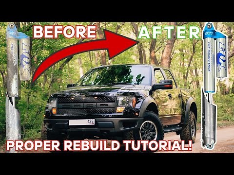 Gen 1 Raptor Fox Shock Rebuild (Rear) | Full Tutorial
