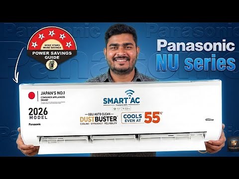 Panasonic 1.5 Ton 5⭐ Smart AC 2026 Review – Best AC in India ❄️