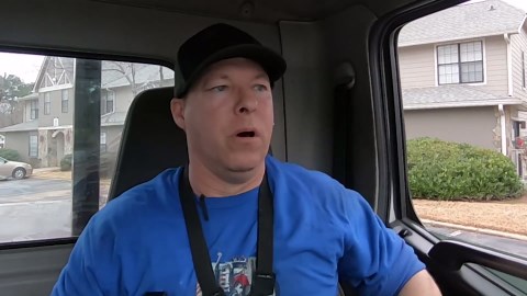 He barely survived and his car got towed